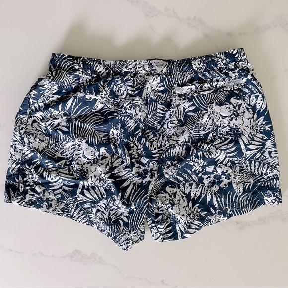 Men's Columbia PFG 5" Inseam Elastic Swim Trunks Blue White Floral Hawaiian XXL - Picture 7 of 11